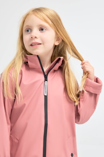 Nordbjørn Marstrand Fôret Regnjakke Dusty Rose 122-128