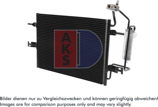 Kondensator, klimaanlegg AKS DASIS 152024N