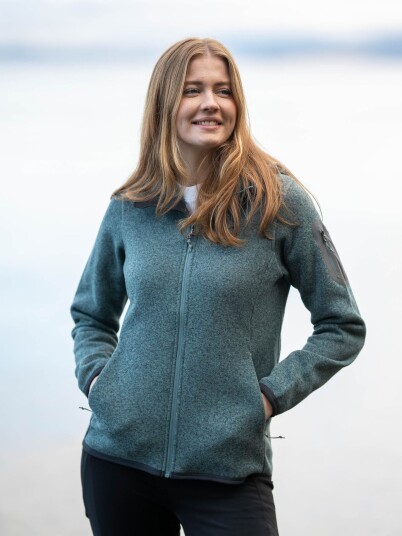 Bergans Kamphaug Knitted Hoodie Grønn S Bergans Kamphaug Knitted Hoodie Grønn S