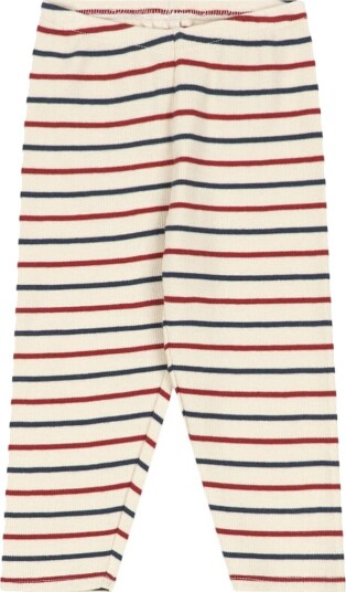 Konges Sløjd Leggings   Rib   Voco Modal   Tricolor Bleu   Konges Sløjd   1½ år (86)   Leggings Beige Hvit Marineblå Rød