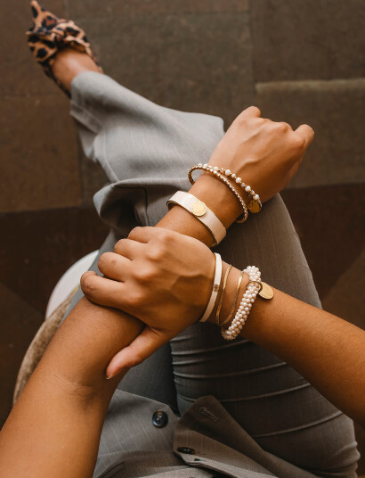 By Jolima Candy Bracelet Beige ONE SIZE 6 cm