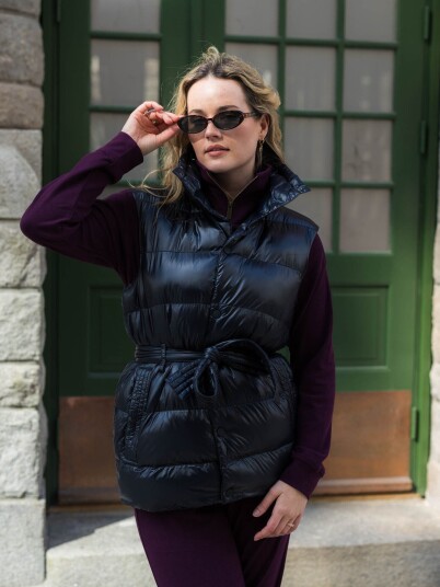 Twentyfour Mode Milla Padded Vest Sort 34