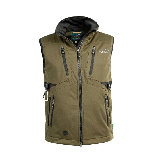Arrak Outdoor Softshellvest Acadia M Olive 2XS
