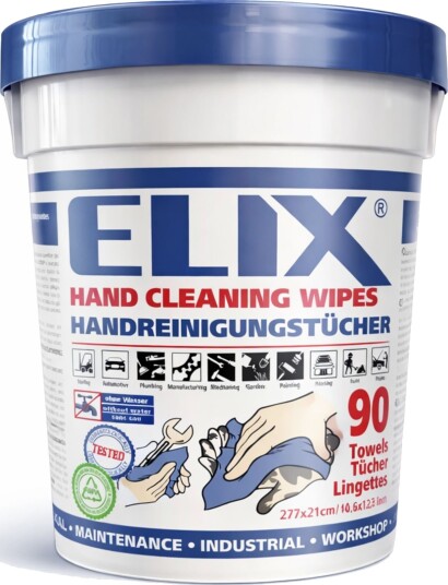 Rengjøringsservietter for verksted  ELIX HAND CLEANING WIPES  90 stk