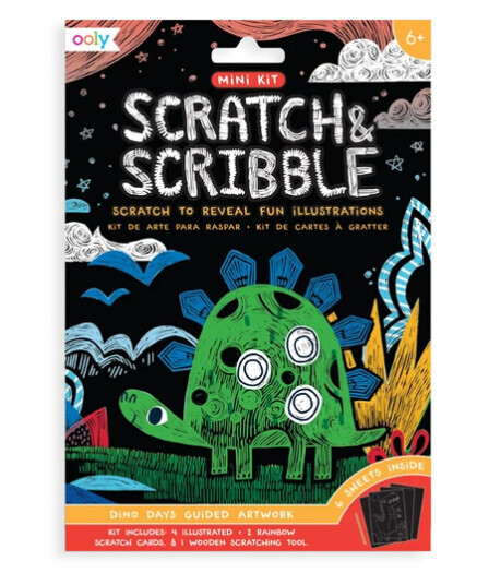 Ooly Scratch & Scribble mini Dinoer Ooly Scratch & Scribble mini Dinoer