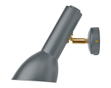 Cph Lighing Oblique Vegglampe HW Brass/Flint Grey Lighting