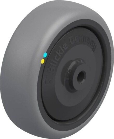 Blickle 849841 Fast Hjul Tpa 102/8Kfd-Els Bæreevne 70 Kg Hjuldiameter 100 Mm (1 Stk.)
