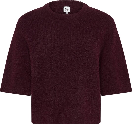 Twist & Tango Madina Short Sleeve Knit Burgundy XS