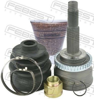 Febest Drivknute drivaksel FEBEST 0210 062A42
