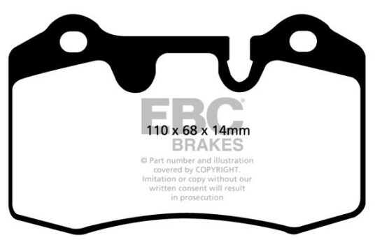 Bremseklosser EBC Brakes DP41909R