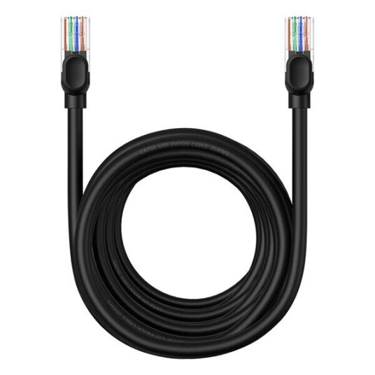 Ethernet CAT5 8m network cable (black)