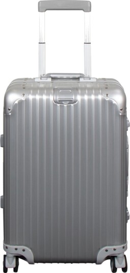 Borg Living Kabinkoffert - Aluminiumskoffert - Sølvfarget - Luksuriøs trillekoffert med TSA-lås - 36 liter Borg Living Kabinkoffert - Aluminiumskoffert - Sølvfarget - Luksuriøs trillekoffert med TSA-lås - 36 liter