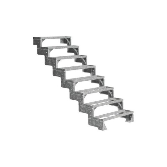 Dolle Gardentop Terrassetrapp M/trinnbakker Til Tre 1,44   1,76