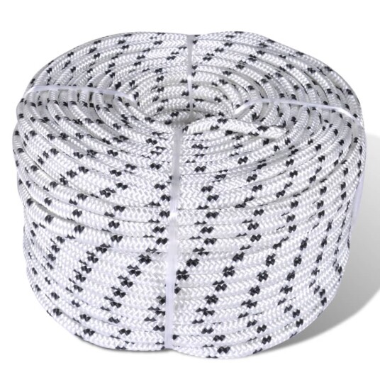 Båttau 14 mm x 50 m spiralflettet polyester Båttau 14 mm x 50 m spiralflettet polyester