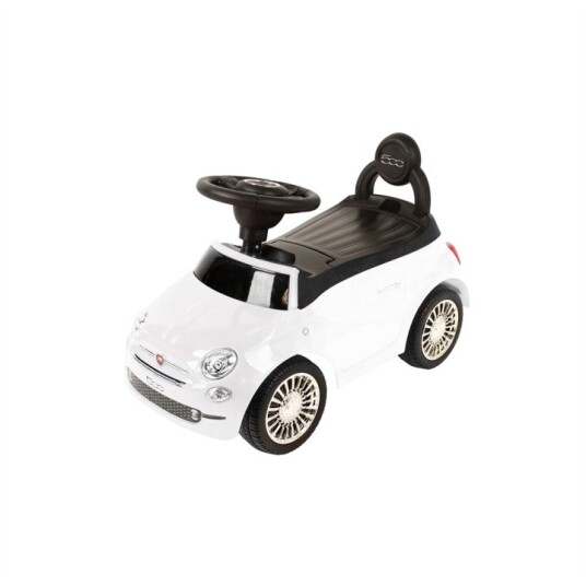 Babytrold Fiat 500 Kjørbar bil Hvit 20-42FI-H