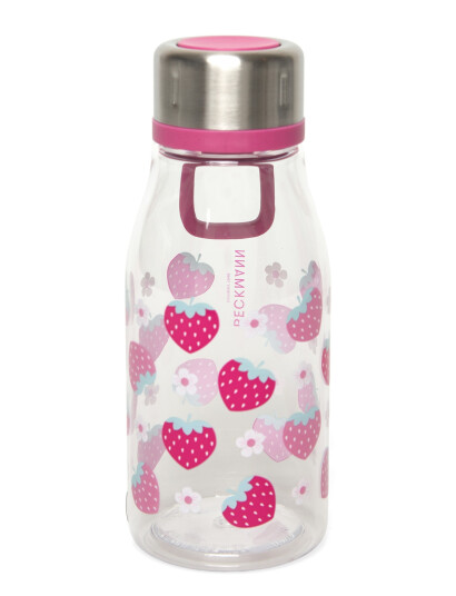 Beckmann Norway Drinking Bottle 400 Ml Strawberry Pink One Size Beckmann Norway Drinking Bottle 400 Ml Strawberry Pink One Size