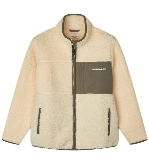 Mads Nørgaard Teddy Fleece  Jeffo Jacket   Cream   176