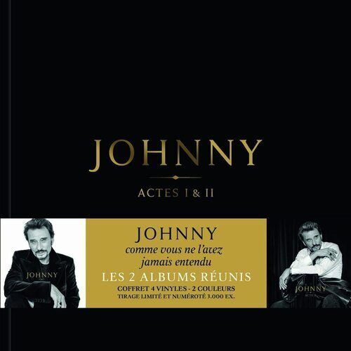 MediaTronixs Johnny Hallyday : Johnny Acte I and Acte II CD Limited Album 2 discs (2021) Pre-Owned