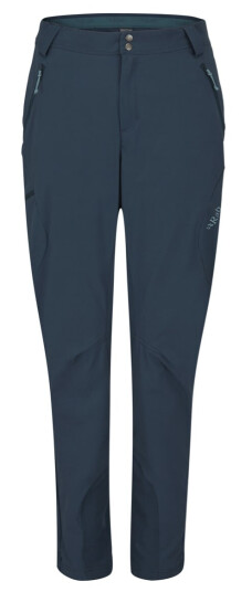 Rab Ascendor Light Pants Wmns Tempest Blue Size 12 Regular Leg
