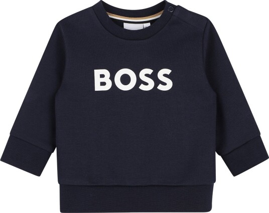 BOSS Collegegenser Navy BOSS 3 år (98) Collegegenser Marineblå