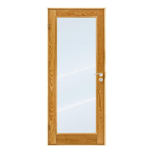 Innerdør Scanflex Trend 1 Lakkert Eik Klarglass