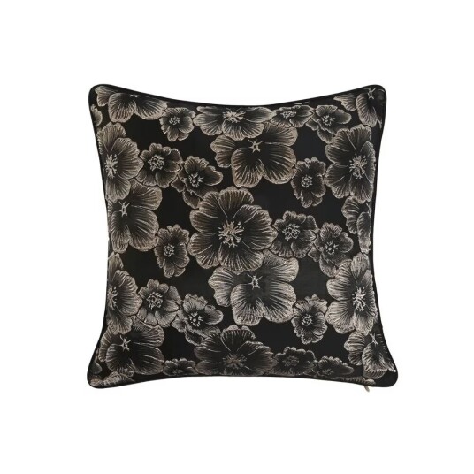 Pute Home ESPRIT Svart Gyllen 45 x 15 x 45 cm