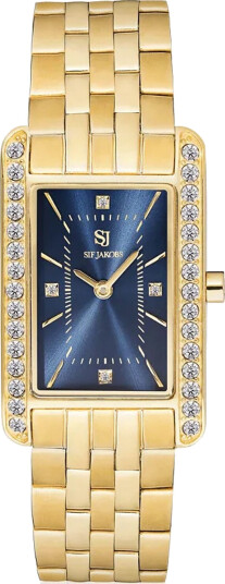 Sif Jakobs Martina SJ-W2305-CZ-YG - Dame - 23 mm - Analog - Kvarts urverk - Safirglass Sif Jakobs Martina SJ-W2305-CZ-YG - Dame - 23 mm - Analog - Kvarts urverk - Safirglass