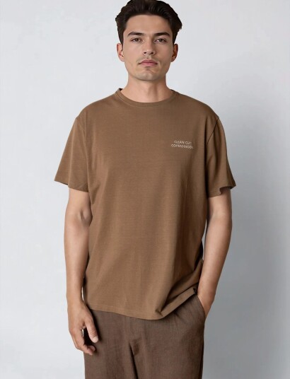 Clean Cut Copenhagen Esme Organic T Shirt Brown XXXL