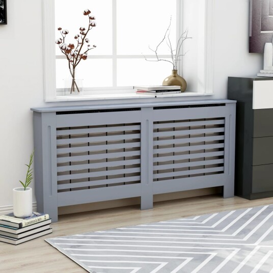 Radiatordeksel antrasitt 172x19x81,5 cm MDF Radiatordeksel antrasitt 172x19x81,5 cm MDF