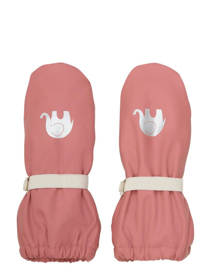 CeLaVi Padded Pu-Mittens W.fleece - Pink - 6-8Y