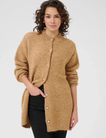 Kaffe Katrudy Cardigan - Beige - L Kaffe Katrudy Cardigan - Beige - L