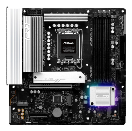 ASRock B860M Pro RS Micro ATX Hovedkort med LGA 1851 og DDR5 ASRock B860M Pro RS Micro ATX Hovedkort med LGA 1851 og DDR5