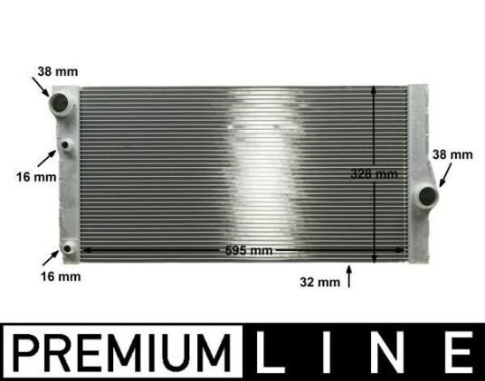 Radiator MAHLE ORIGINAL CR 1147 000P Radiator MAHLE ORIGINAL CR 1147 000P