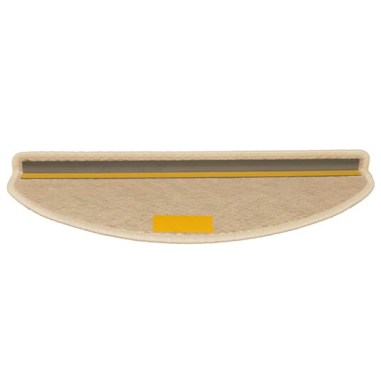 vidaXL Selvklebende trappematter sisal-utseende 15stk 65x21x4 kremhvit