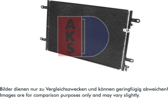 Kondensator, klimaanlegg AKS DASIS 482301N Kondensator, klimaanlegg AKS DASIS 482301N