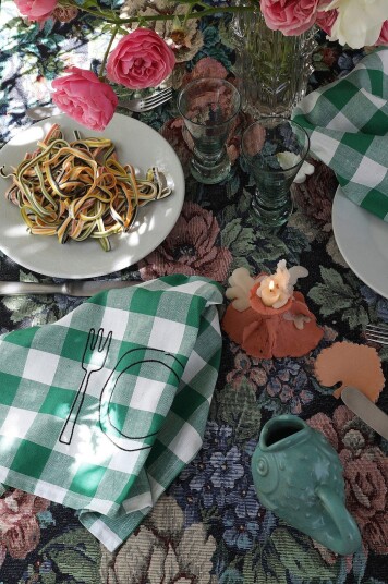Mimou Tehåndkle Plate Grønn Mimou Tehåndkle Plate Grønn
