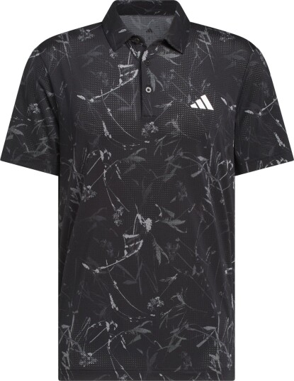 Adidas Ultimate Msh Bch Print Svart Golf pologenser herre Black X Large Adidas Ultimate Msh Bch Print Svart Golf pologenser herre Black X Large