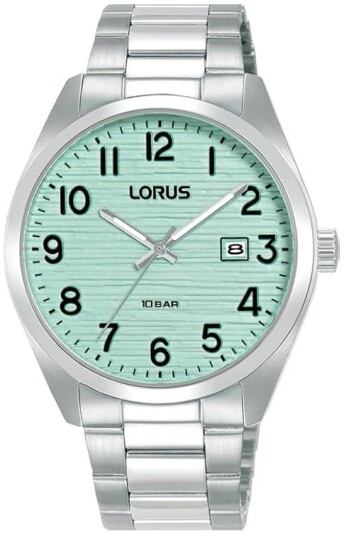 Lorus Herreklokke RH909RX9 Dress Grønn/Stål Ø38 mm Lorus Herreklokke RH909RX9 Dress Grønn/Stål Ø38 mm