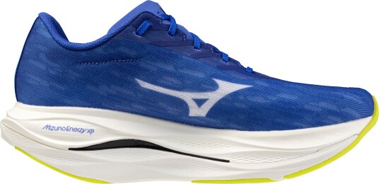 Mizuno Men"s Wave Rebellion Flash 3 Dazzling Blue/surf The Web/fortune Yellow 42.5