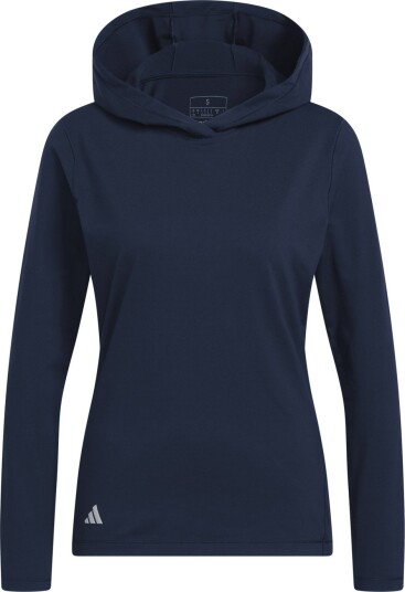 Adidas W Perf Hdy Blå Golfgenser dame CollegiateNavy Large