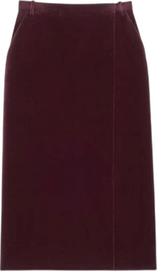 Saint Laurent Dame Skjørt Rød S,