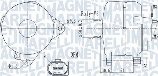 Dynamo MAGNETI MARELLI 063732118010