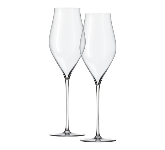 Holmegaard   Notes champagneglass 38 cl 2 stk klar