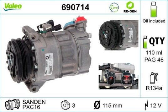 AC kompressor VALEO 690714