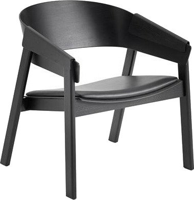 Muuto Muuto Trekk til Lenestol i Skinn Sort