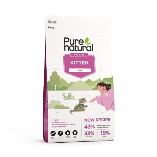 Purenatural Cat Kitten Duck (10 kg) Purenatural Cat Kitten Duck (10 kg)
