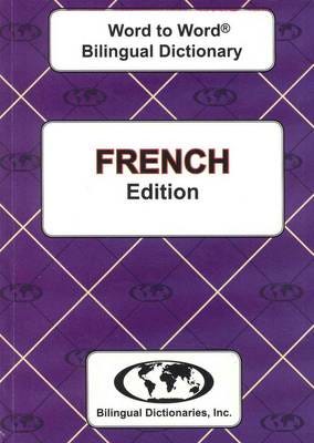 English-French & French-English Word-To-Word Dictionary Av C. Sesma, V. Munsch