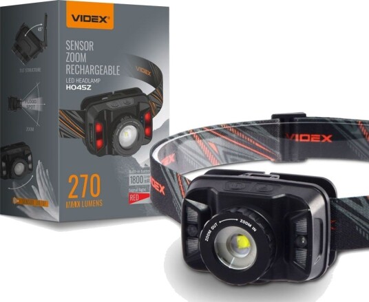 Videx LED hodelykt - 5000K, lysstyrke: 270, forbruk: 5 - Kulør : Nøytral Videx LED hodelykt - 5000K, lysstyrke: 270, forbruk: 5 - Kulør : Nøytral