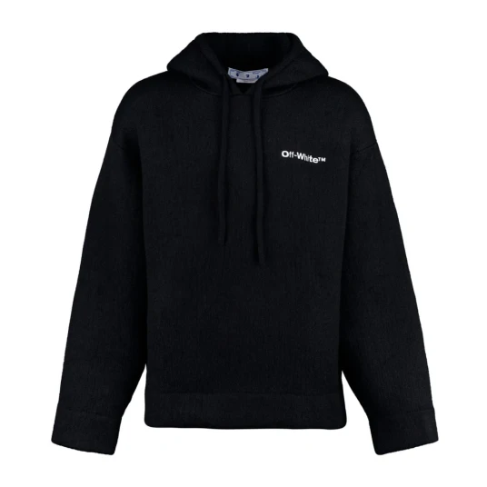 Off White Herre Gensere & Hettegensere Svart L Off White Herre Gensere & Hettegensere Svart L