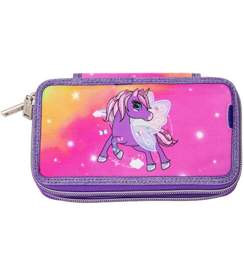 Jeva Pennal Dobbelt lynlås Rainbow Alicorn Jeva Pennal Dobbelt lynlås Rainbow Alicorn
